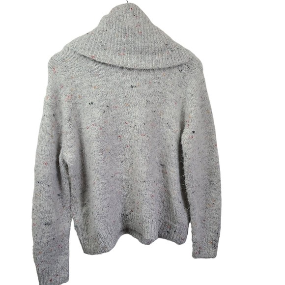 Lou & Grey Confetti Cowl Neck Knit Sweater Small - Picture 2 of 5